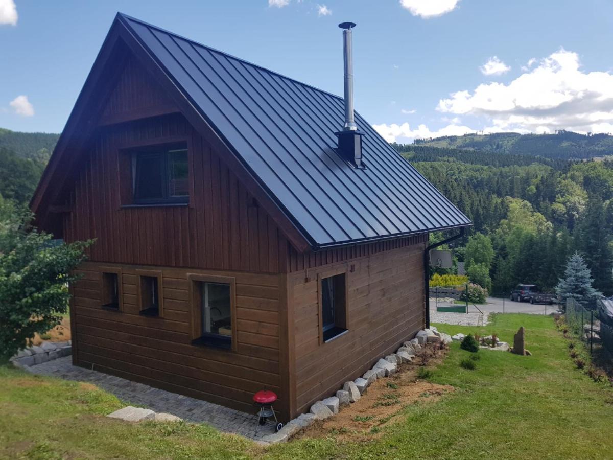 Roubenka Strma Villa Jeseník Buitenkant foto